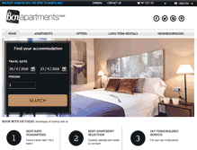 Tablet Screenshot of bcnapartments.com